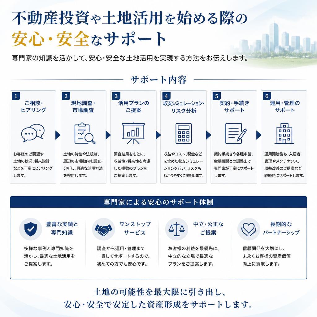専門家によるサポート